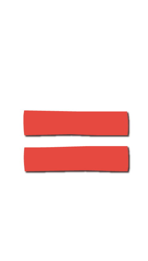 Equals PNG for website infographics